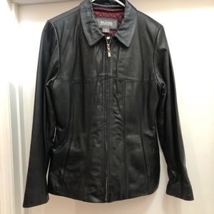 Wilson’s black leather Jacket